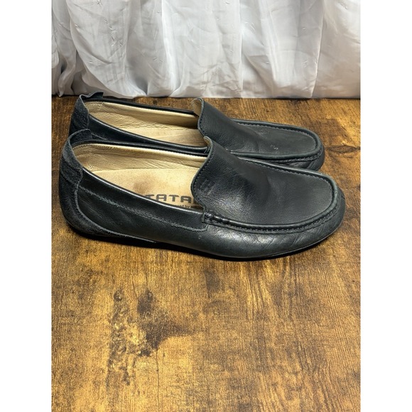 Birkenstock Other - Tatami by Birkenstock Men's 41 Leather Loafers Black Comfort Slip On Moc Toe